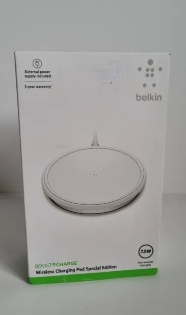 Belkin BOOST UP Special Edition 7.5w Wireless Charger Charging Pad White Genuine