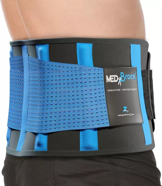 Back Support Brace, Lower Lumbar Belt  II (Medical Grade) Pain & Discomfort Reli