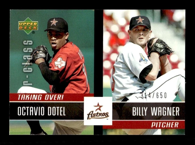 2004 Upper Deck r-class Taking Over! #TO-20 DOTEL/WAGNER #d /650 Houston Astros