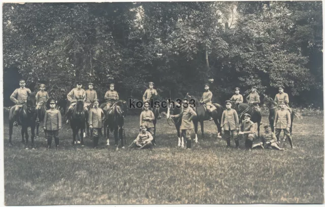 Foto Res.Ers.Reg. 4 Offizierskorps Reserve Ersatz Regiment 4 in Ghistel Belgien