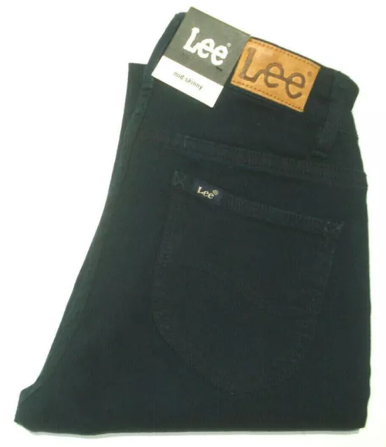 Lee BNWT Womens Size 6 Measured W22 X L33 Skinny Midnight Blue Denim Jeans