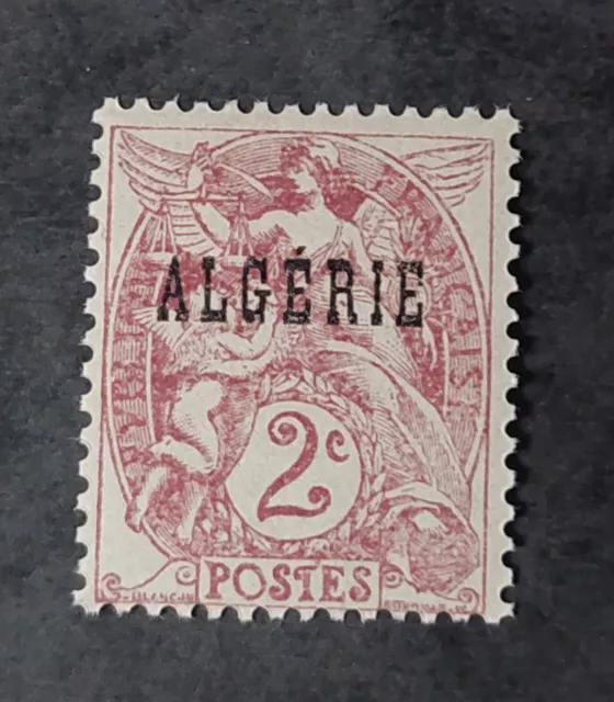 colonie Française 1924 1925 Algérie 3 neuf luxe ** Type Blanc