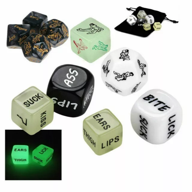 6Pcs Adult Sex Dice Game Love Dices Foreplay for Adult Couples Sex Position Dice