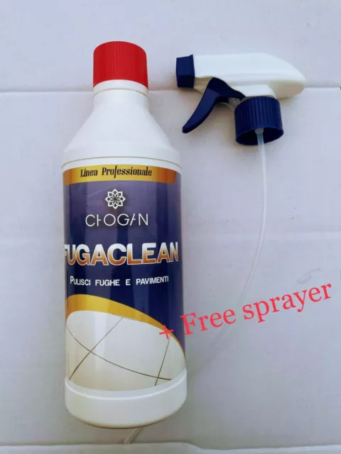 CHOGAN FUGACLEAN DT22 Grouth Mould Cleaner Removes Grime and Black Spots  500 ml £16.95 - PicClick UK