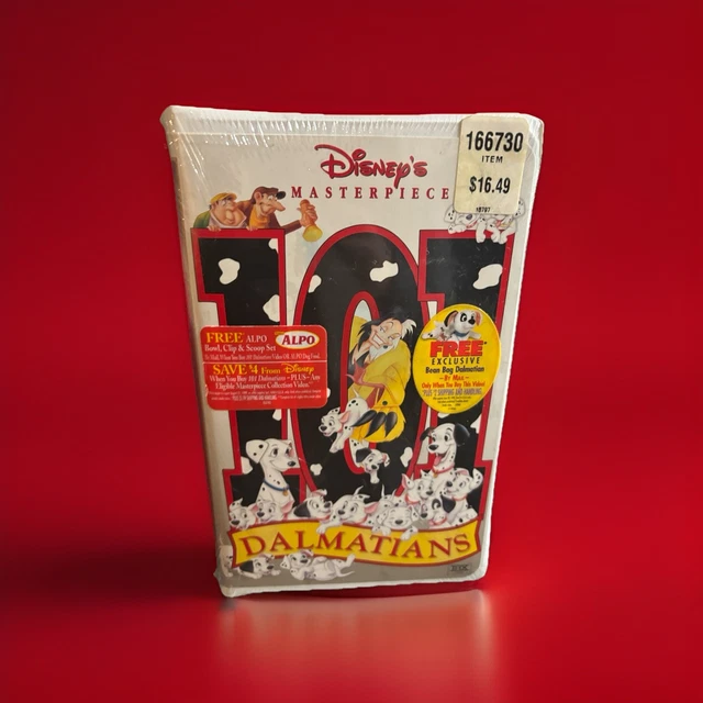 101 DALMATIANS 1999 VHS Tape Walt Disney Masterpiece Collection SEALED ...