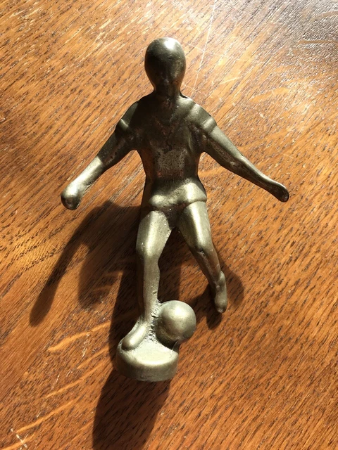 Statuette Trophée Footballeur Bronze – Style Art Déco, Sur Socle Marbre, Liverpool