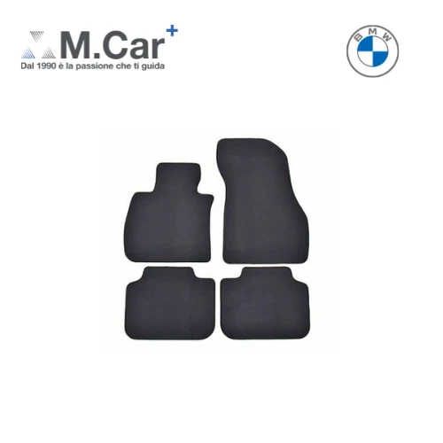 SERIE 4 TAPPETI - TAPPETINI IN MOQUETTE NERI PER E-2008 dal 2019 -solo ELETTRICA