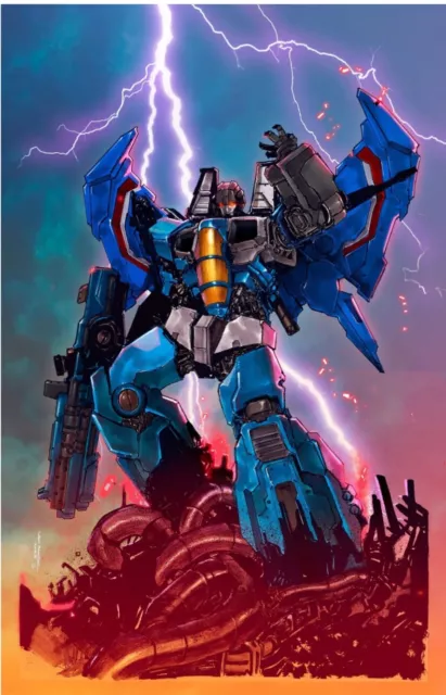 Transformers #8 Von Randal Thundercracker Virgin Variant Ltd 500 Preorder 5/8