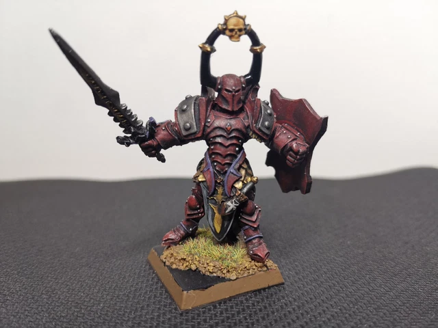 Guerriers du Chaos / Champion / Warhammer / Bien Peint / heroquest / métal