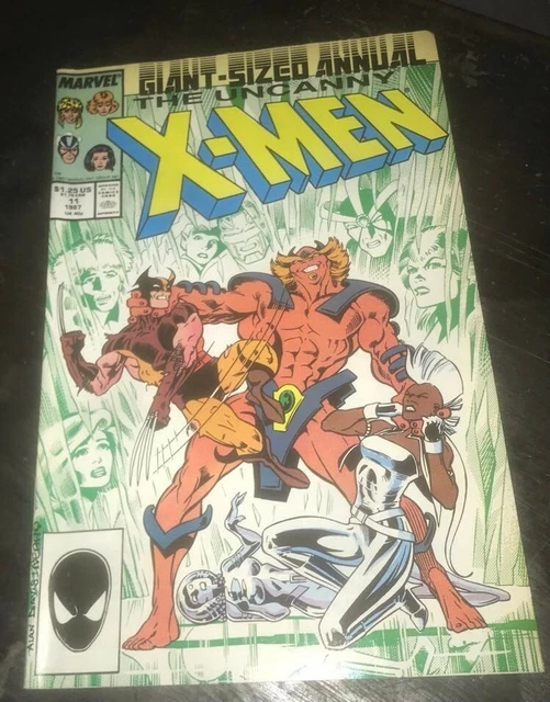 Uncanny X-Men Annual #11 Marvel Comics 1987 Captain Britain, Wolverine, Storm