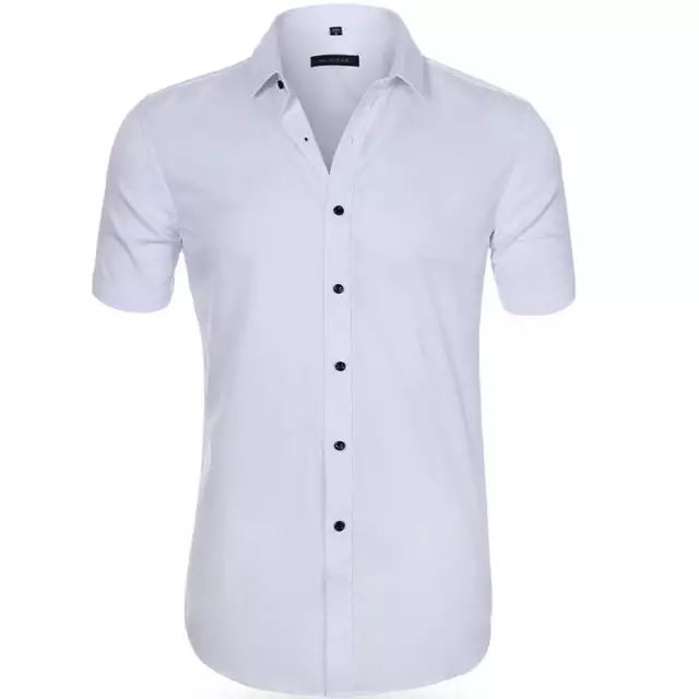 Men's No Iron Casual Polyester Shirt 2