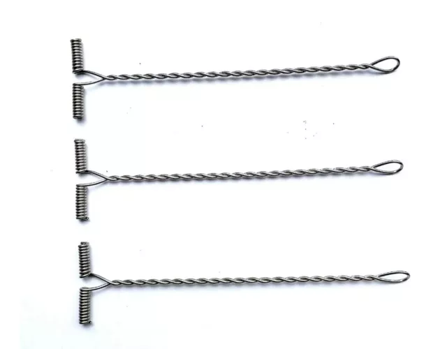 STAINLESS TWISTED WIRE Booms For Sea Fishing Rigs - All Sizes! £6.99 -  PicClick UK