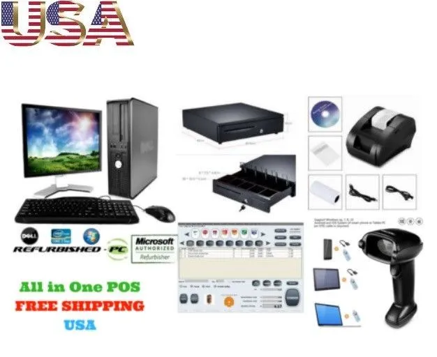 Retail Combo Set LOW PRICE FULL POS all-in-one Point of Sale System Combo Kit Retail ...