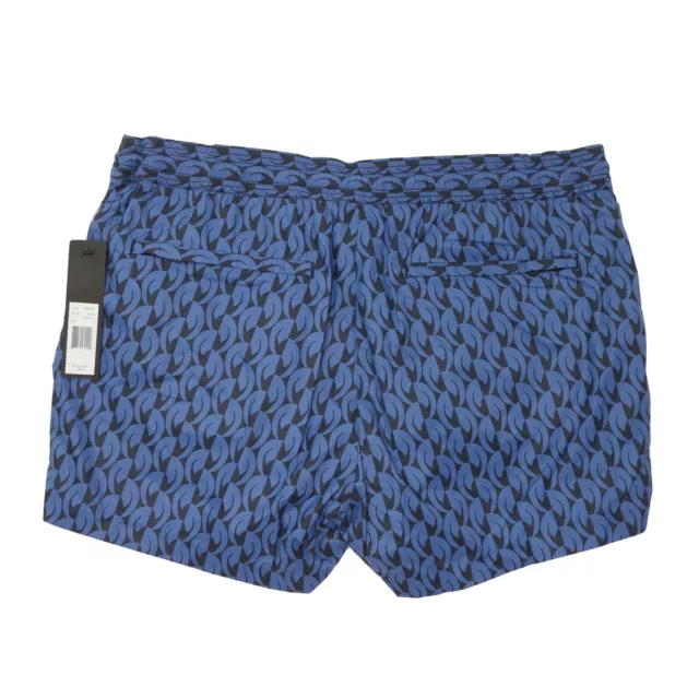 Marc By Marc Jacobs Men's Swim Trunks Sz L M4002036 Black Blue $158 NWT B10 2