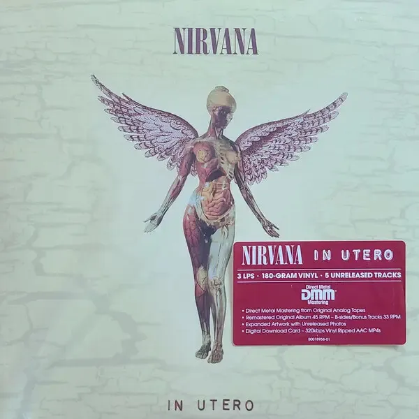 Nirvana In Utero TRE-FOLD NEAR MINT DGC 2xVinyl LP