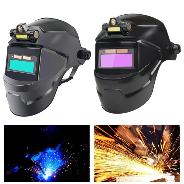 Maschera per saldatore con casco per saldatura True Color ingrandita per