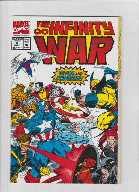 Infinity War #2 (1992) Marvel Comics WRAPAROUND NEWSSTAND COVER AVENGERS VF/NM