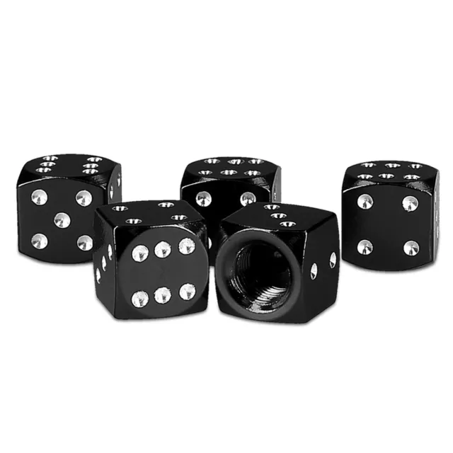 5x Coprivalvola pneumatici metallo valvole auto bici moto tappi cappucci gomme