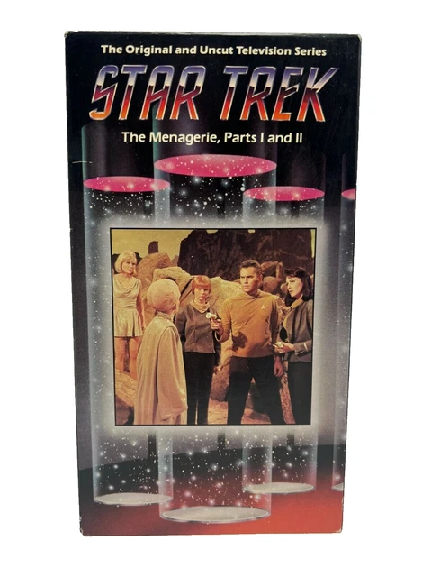 STAR TREK THE Menagerie Parts I and II VHS Tape The Cage #16