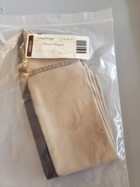 Longaberger Dads Valet...Basket Liner..Nip.LOOK