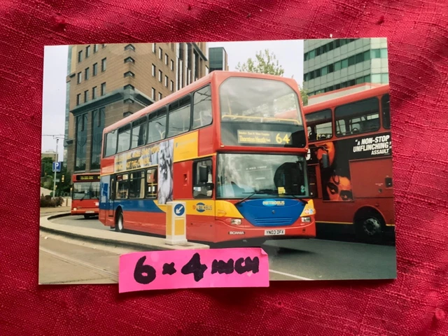 LONDON BUS PHOTO B/W METROBUS 467 YN03 DFX Route 64 WEST CROYDON BUS STATION