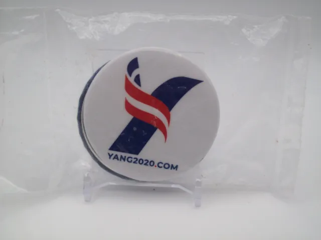 Andrew Yang  Official 2020 President Campaign Button Pin 2pcs. White & Blue NEW