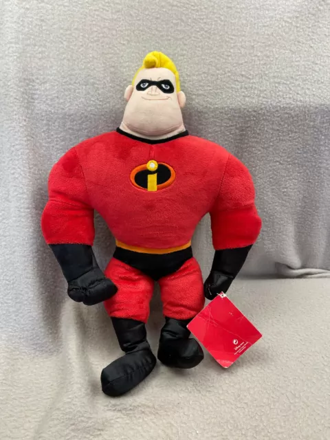 Mr Incredible Disney store talking soft toy plush tagged