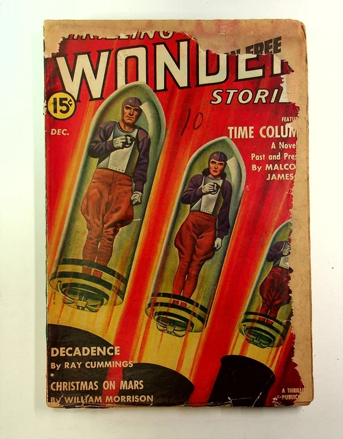 Thrilling Wonder Stories Pulp Dec 1941 Vol. 21 #2 FR/GD 1.5 TRIMMED