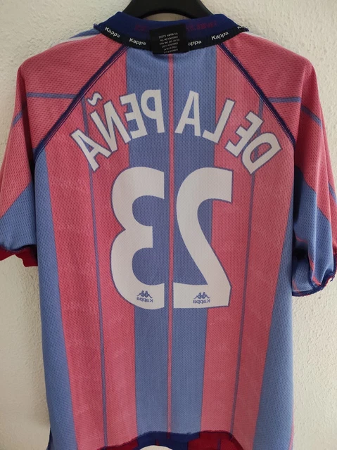FC BARCELONA 1997-1998 De La Peña 23 camiseta shirt trikot maillot