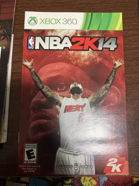 NBA 2K14 Xbox 360 Manual