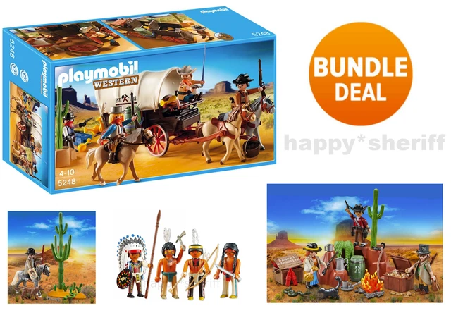 PLAYMOBIL SPECIAL 4552 Indiani Nativi Americani, 1998 Vintage, Molto - Foto 10