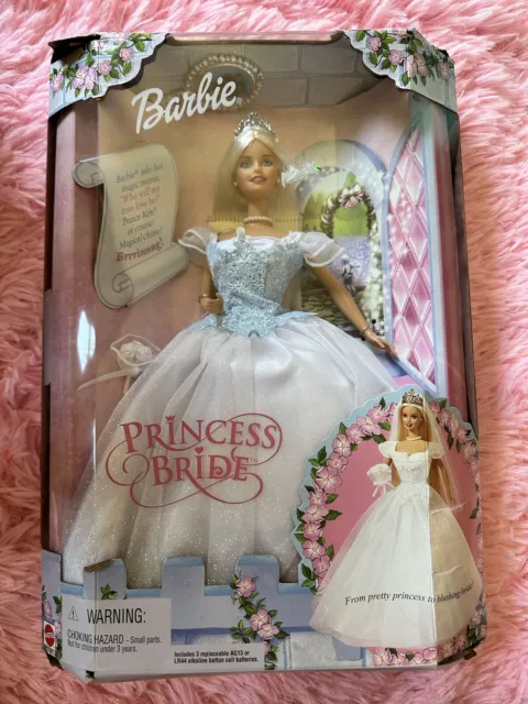 Barbie Princess Bride Doll 2000 Mattel 28251, New In Box, NRFB