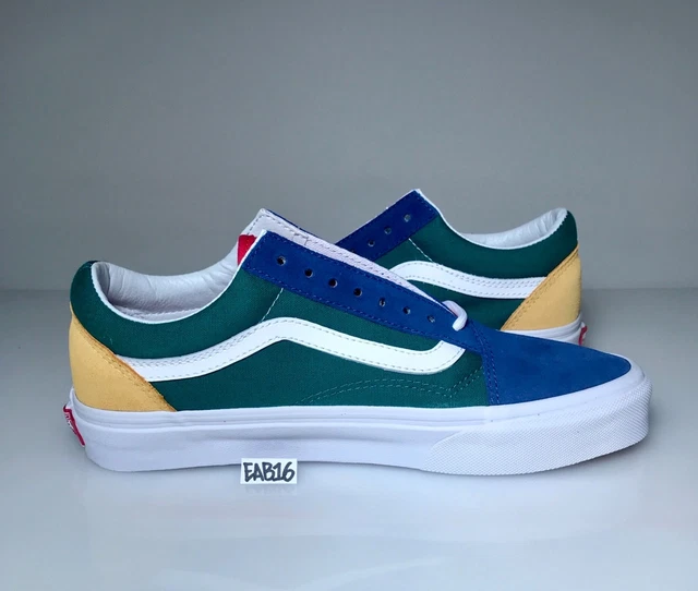 Vans old skool bleu jaune vert rouge outlet