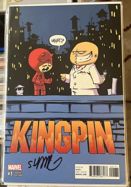 Kingpin 1 2017 Signed By Skottie Young Variant Comic NYCC
