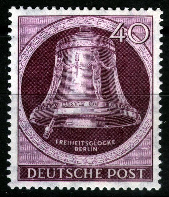 Berlin 79 **, 40 Pf. Freiheitsglocke Klöppel links