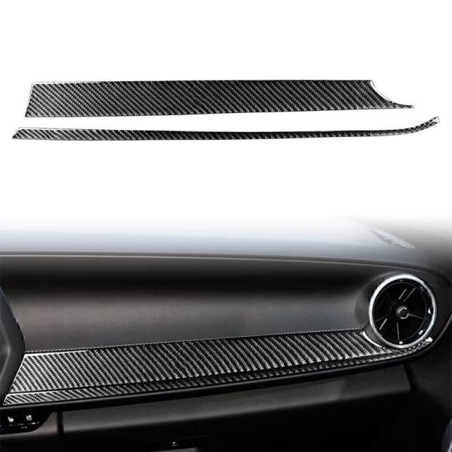 Carbon Fiber Co-pilot Position Dashboard Decor Cover For Chevrolet Camaro 2017+