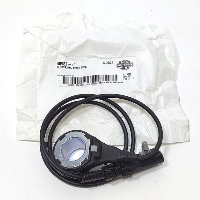 NOS Genuine Harley ABS Wheel Speed Sensor 2011-2017 Softail 40982-11