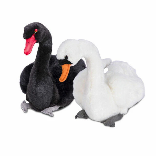2022 CUTE WHITE Soft Swan Plush Toy Animal Stuffed Animal Doll Kid Xmas