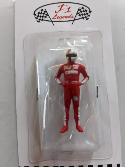Sebastian Vettel Ferrari SF16 Figurine 2016 1/43 Modèle Moulé F1 Auto Cartrix