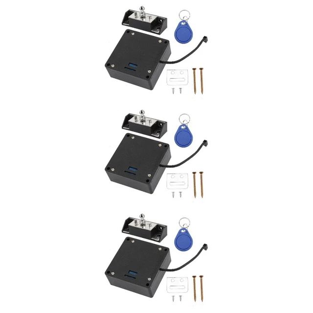 3 set allentata serratura nascosta armadio elettronico lock scrivania serratura