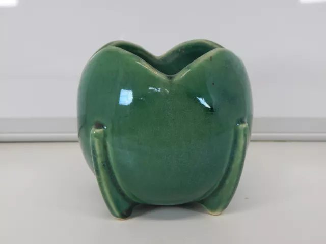 Vintage NELSON MCCOY NM TULIP BALL PLANTER GREEN Pottery