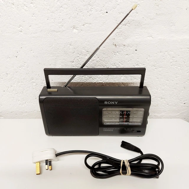 Sony ICF-M60LRDS Radio Portable 3 Bands FM / MW / LW