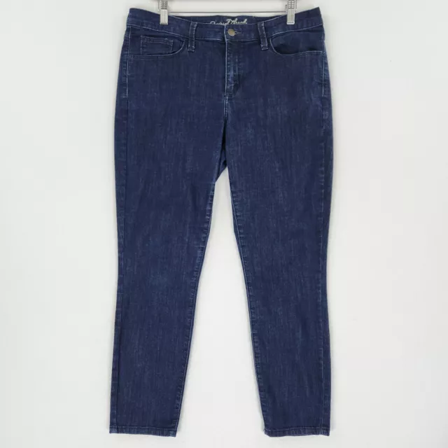 Universal Thread Jeans Womens 12 Blue Mid Rise Skinny Leg Denim Stretch Casual