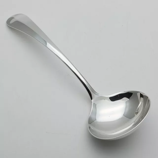 Hanoverian Rattail 103g Sterling Silver Sauce Ladle - United Cutlers 1999