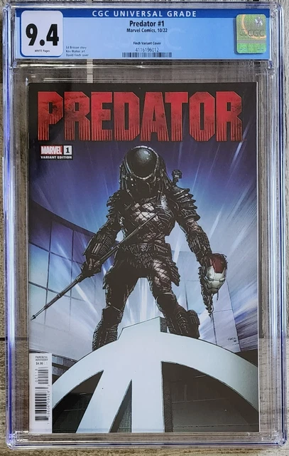 Predator #1 (2022 Marvel Comics) 1st Print David Finch Variant CGC 9.4