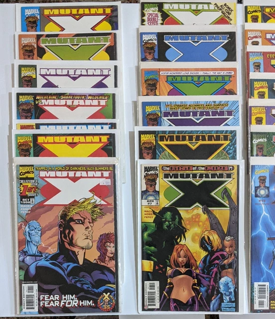 MUTANT X Complete SERIES 1-32 + '99 Annual set lot Marvel comics Havok 2