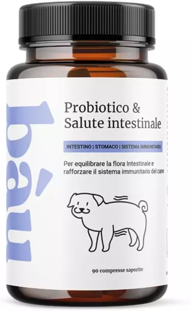 Bau Cosmesi Probiotici per Cani, Fermenti Lattici Cane, Supporto Gastrointestina