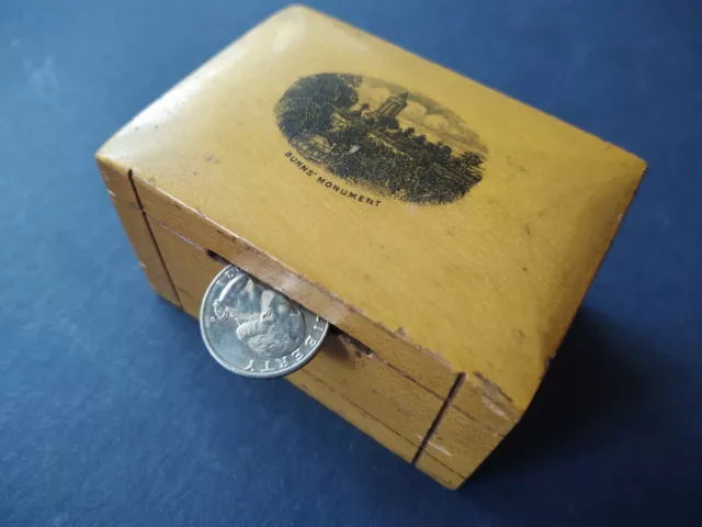 Mauchline Transfer Ware Money Box Coin Bank, Burns’ Monument, Alloway, Scotland