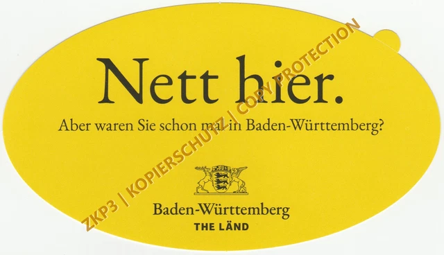 Ganz Nett Hier Aber Waren Sie Schonmal In Baden Wrttemberg