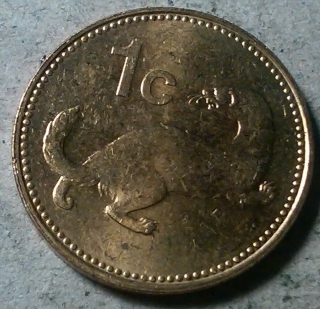 Malta 1 cent 2001 Weasel